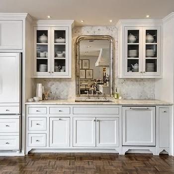 French Country Kitchens, French, kitchen, Lisa Luby Ryan Mirror Behind Kitchen Sink, Over The Kitchen Sink Ideas, Mirror Over Kitchen Sink, Paneled Dishwasher, Country Kitchen Lighting, Over Kitchen Sink, Kitchen Sink Lighting, Over The Kitchen Sink, Leaf Mirror