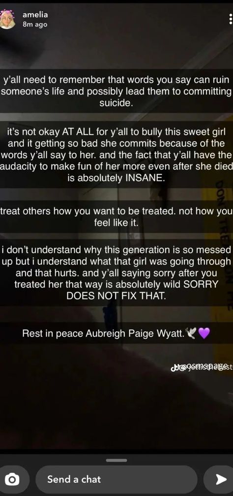 Please like this Pin or save it to spread awareness of Aubreigh Paige Wyatt.💜🕊 Aubree Wyatt, Aughbreigh Wyatt, Aubrey Wyatt Bullies, Aubrey Wyatt Pictures, Aubreigh Wyatt Bullies, Aubrey Wyatt Doll Video, Live Like Aubreigh Wyatt Wallpaper, Aubreigh Wyatt Videos, Aubriegh Wyatt Bullies