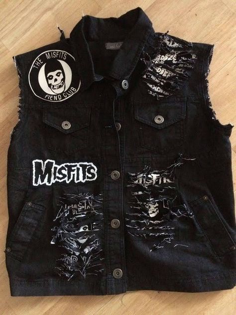 Crimson Ghost, Ghost Candle, Battle Vest, Punk Fashion Diy, Diy Denim Jacket, Horror Punk, Alt Clothes, Best Leather Jackets, Battle Jacket