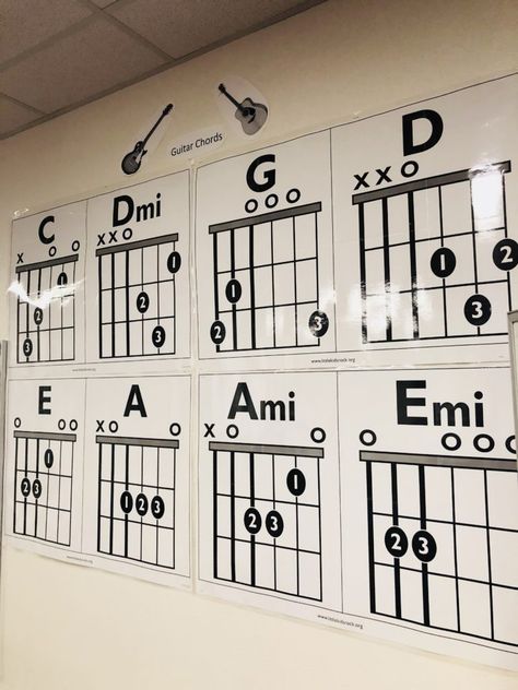 Setting up the Music Classroom - Simple Music Teaching Retro Music Classroom, Music Makes Life Colorful, Music Classroom Design, Elementary Music Classroom Decor, Teaching Choir, Music Classroom Organization, Choir Room, Teaching Classroom Decor, General Music Classroom