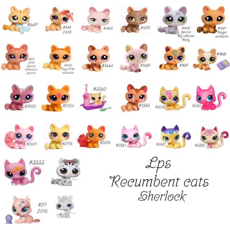 Lps Cat Numbers, Lps Checklist, Lps Baby, Lps Numbers, Cat Checklist, Early 2000s Toys, Paris Cat, 2000s Toys, Lps Collection