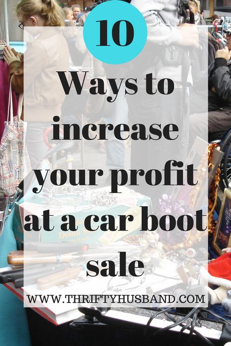 Car Boot Sale Display Ideas, Carboot Sale Ideas, Carboot Sale Display Ideas, Car Boot Sale Display, Price Signage, Yard Sale Hacks, Sale Signage, Boot Organization, Garage Sale Tips