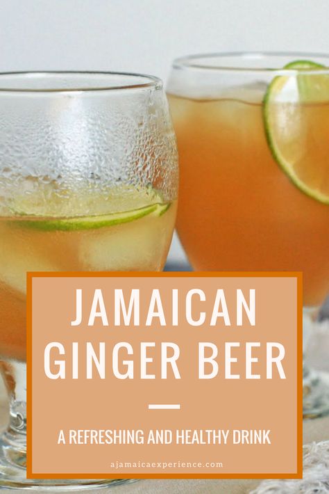 Jamaican Ginger Beer Recipe, Jamaican Drinks, Ginger Beer Drinks, Homemade Ginger Beer, Ginger Beer Recipe, Kiss Goodbye, Jamaican Dishes, Ginger Drink, Girl Cooking