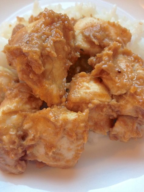 Peanut Butter And Jelly Chicken, Chinese Peanut Chicken, Crockpot Peanut Butter Chicken, Peanut Butter Sauce For Chicken, Peanut Butter Chicken Recipe, Easy Suppers, Peanut Butter Chicken, Lamb Chop, Chop Recipes