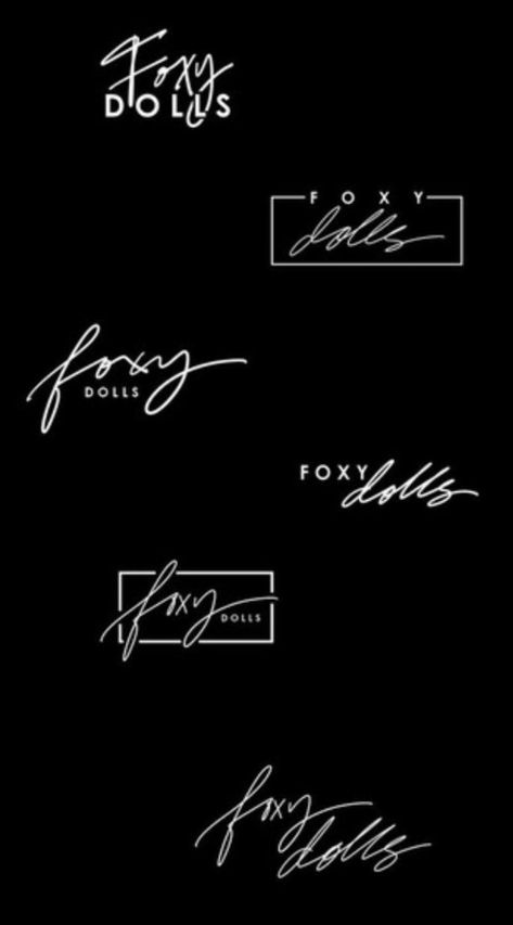 Logo Branding Foxy Logo Design, Branding Photoshoot, Logo Branding, Logo Design, Branding, Cafe, Graphic Design, Dolls, ? Logo