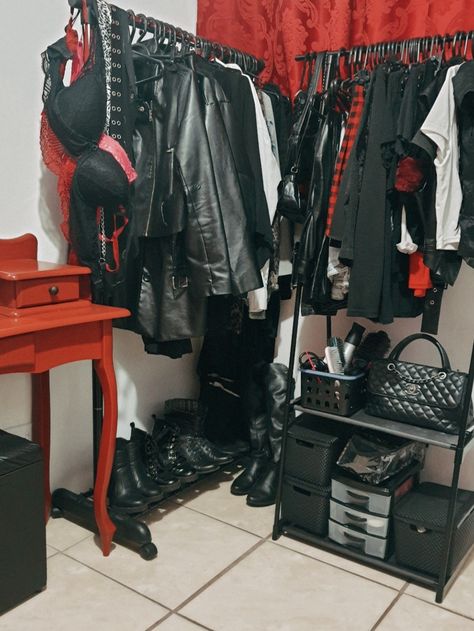 #clothesrack #clothes #bedroom #aestheticbedroom #80sbedroom Rockstar Gf Bedroom Ideas, Rockstars Girlfriend Room, Rockstars Girlfriend Bedroom, Rockstar Gf Bedroom Aesthetic, Rockstar Girlfriend Room Aesthetic, Rockstar Gf Room Aesthetic, Rockstar Room Aesthetic, Rockstar Girlfriend Bedroom, Rockstar Girlfriend Room