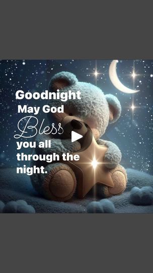 #goodnight #GodBlessYou 🤍 | By Inspire Your Beautiful Soul | Facebook Goodnight Videos, Good Night Cute Cartoon Gif, Goodnight Videos Sweet Dreams, Goodnight Blessings, Good Night Songs Music Videos, Good Night Video Song Status, Good Night Angels Sleep Gif, God Bless You, Popular Videos