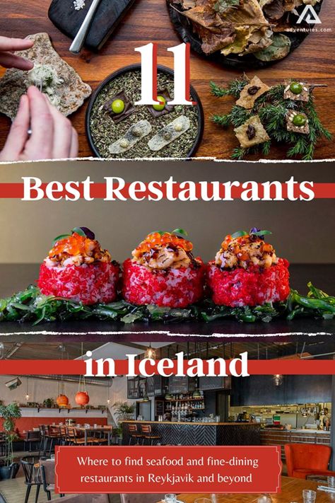 11 Best Restaurants in Iceland | Adventures.com Best Restaurants In Reykjavik, Iceland Restaurants, Icelandic Cuisine, Food Frame, Iceland Resorts, Iceland Hiking, Iceland Food, Travel Iceland, Iceland Travel Tips