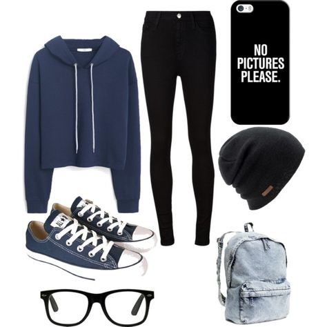 Casual yet cute outfit for fall. by liyaalston on Polyvore featuring MANGO, AG Adriano Goldschmied, Converse, H&M, Casetify and Coal Simple Outfits For School, Vans Outfit, Teenage Outfits, Outfits For School, Casual Outfits For Teens, Tomboy Outfits, Cute Outfits For School, Tween Outfits, Teenager Outfits