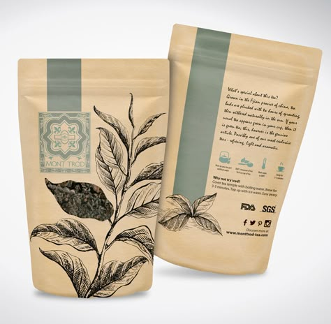 Loose Tea Packaging Ideas, Tea Box Design, Yuba River, Coffee Bag Design, Tea Branding, Tea Package, Spices Packaging, Tea Packaging Design, Coffee Label