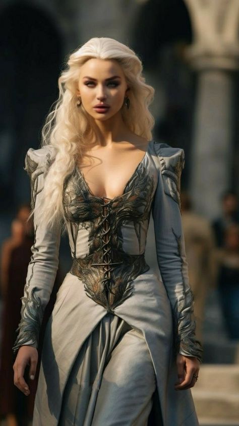 Fantasy Oc, Targaryen Aesthetic, Gra O Tron, Fantasy Dresses, House Of The Dragon, Fantasy Gowns, Oc Ideas, House Of Dragons, Fantasy Dress