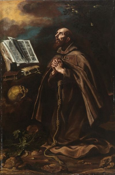 San Pedro de Alcántara - Colección - Museo Nacional del Prado Franciscan Friar, Saint Gabriel, Eucharistic Adoration, Saint Teresa, Room Artwork, Saint Peter, A4 Poster, St Francis, Vintage Artwork