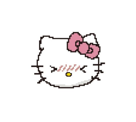 pixel art 3d cute hello kitty (ps: i made this :-)) Hello Kitty Pixel Art, Hello Kitty Wallpapers, Hello Kitty Images, Kitty Images, Wallpapers Backgrounds, Home Screen, Hd Images, Pixel Art, Hello Kitty