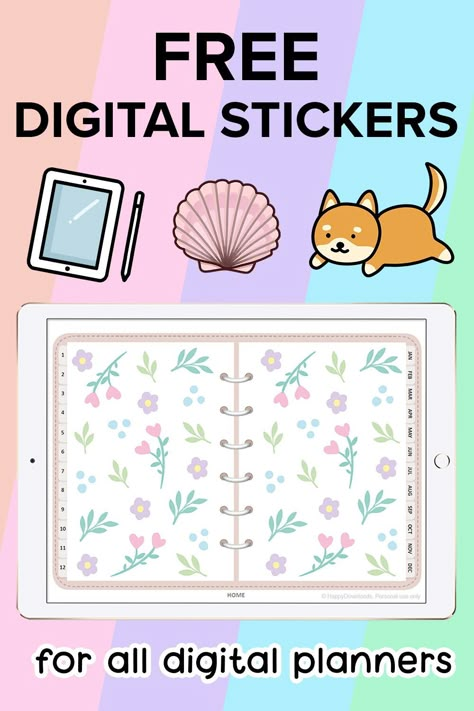 Sign up to our Freebies Vault for hundreds of free digital stickers for goodnotes and other digital planners ✨ Happy digital planning ✨ #digitalplanner #digitalplanning #ipadplanner #ipadplanning #goodnotesplanner #digitalstickers #goodnotesstickers 47457 Free Digital Stickers For Goodnotes, Free Digital Planner Stickers, Free Printable Planner Stickers Kawaii, Free Digital Stickers, Planner Monthly Layout, Daily Planner Pdf, Digital Stickers For Goodnotes, Free Business Logo, Free Digital Planner