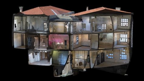 New York Times Magazine, Colossal Art, Ground Level, Artist Collective, House Viewing, Castle House, Modern Crafts, 3d Modelle, Abandoned Buildings