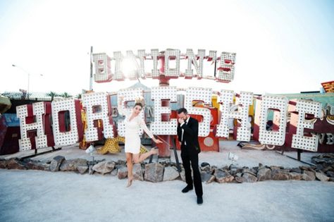 Vegas Boneyard Vegas Vow Renewal Ideas, Neon Graveyard, Vegas Vow Renewal, Vegas Wedding Dress, Vegas Style, Wedding Vows Renewal, Professional Wedding Photography, Wedding Photography Packages, Commitment Ceremony