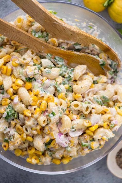 Corn Pasta Salad, Chicken Pasta Salad Recipes, Pasta Salad Ingredients, Corn Pasta, Pasta Salad Dressing, Corn Salad Recipes, Best Pasta Salad, Cold Pasta Salad, Honey Mustard Chicken