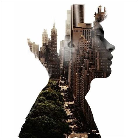 30 Most Amazing Double Exposure Photography by French Artist Nevess Double Exposure Photo, Double Exposure Portrait, Double Exposition, Double Exposure Photography, Multiple Exposure, Exposure Photography, Montage Photo, Photoshop Art, Foto Art