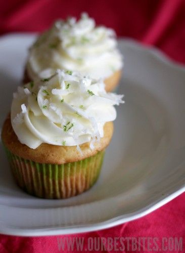 Mint Chocolate Cupcakes, Pina Colada Cupcakes, Homemade Chocolate Cupcakes, Lime Cupcakes, Our Best Bites, Lime Cream, Coconut Cupcakes, Boston Cream Pie, Best Cake Recipes