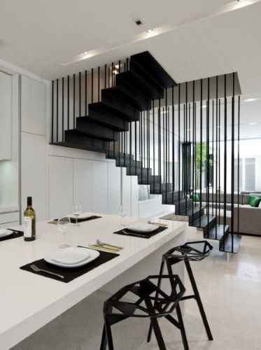 Escalier Design, Stairs Architecture, Concrete Stairs, Staircase Railings, Home Stairs Design, Modern Stairs, Lan Can, Interior Stairs, Modern Staircase