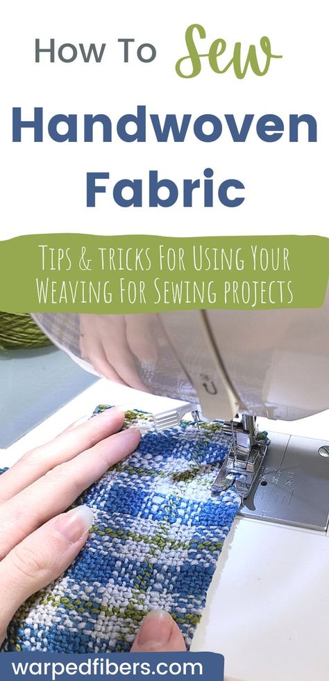 how to sew with your handwoven fabric Rigid Heddle Weaving Projects, Weaving Patterns Loom, Rigid Heddle Weaving Patterns, Weaving Loom Diy, Weaving Loom Projects, Handwoven Bag, Rigid Heddle Weaving, Inkle Loom, Weaving Tutorial