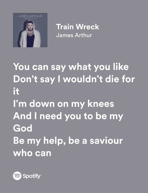 Train Wreck James Arthur Lyrics, Train Wreck Lyrics, Train Wreck James Arthur, James Arthur Lyrics, Cinematic Masterpieces, James Author, Tracker Ideas, Bullet Journal Mood Tracker Ideas, James Arthur