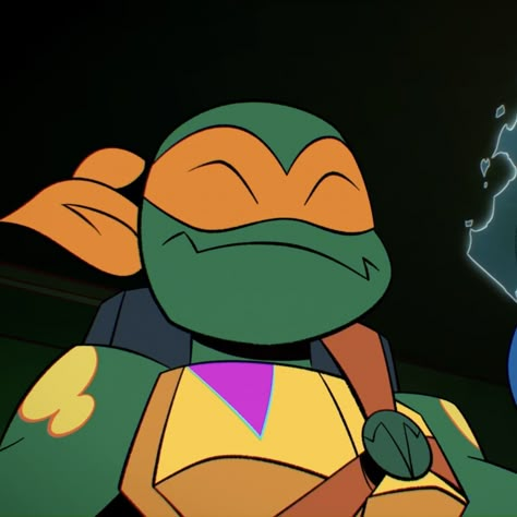 Rise Of The Tmnt Mikey Icon, Mikey Screenshots Rottmnt, Michaelangelo Tmnt Pfp, Rottmnt Pfp Mikey, Mikey Rise Of Tmnt, Rise Of The Tmnt Mikey, Rottmnt Michelangelo, Mikey Rottmnt Screenshots, Mikey Tmnt Icon