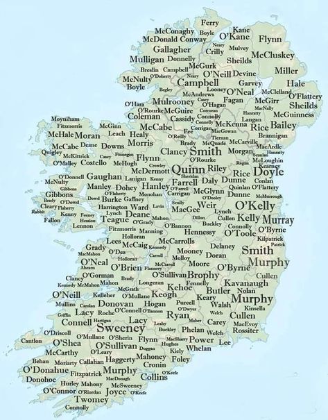 Irish Last Names, Irish Aesthetic, Ireland Aesthetic, Irish Surnames, Irish Celebration, Irish Genealogy, Irish Ancestry, Ancestry Family Tree, Irish Names