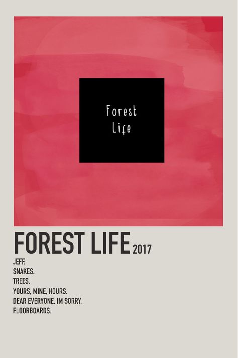 minimalist album poster Mccafferty Album Cover, Trees Mccafferty, Mccafferty Poster, Minimalist Album Poster, Making Posters, Forest Life, Grunge Posters, Midwest Emo, Bedroom Decorations