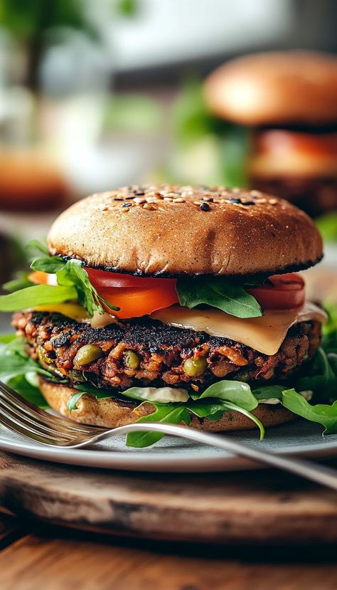 Savor the taste of The Ultimate Veggie Burger Recipe! Packed with wholesome ingredients like beans, grains, and vegetables, these burgers are hearty and full of flavor. Perfect for vegetarians and meat-eaters alike, they’re deliciously satisfying with your favorite toppings. Easy to make and perfect for grilling, these veggie burgers are a great addition to any meal! Veggie Burger Recipe, Homemade Veggie Burgers, Best Veggie Burger, Potato Skillet, Sweet Potato Skillet, Veggie Burgers Recipe, Veggie Burgers, Burger Recipe, Candy Bouquet