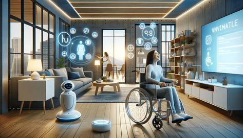 https://shop.disabilityhorizons.com/how-will-ai-help-disabled-people/ 🏡 Ever wondered how AI can make everyday life easier for disabled individuals? Check out how smart home technology is leading the way in accessibility. Read more ➡️ #SmartHome #Accessibility #TechForGood" Smart Houses, Interior Architecture Drawing, Disabled People, Smart Home Technology, Home Technology, House System, Future Lifestyle, Modern House Plans, Smart Home