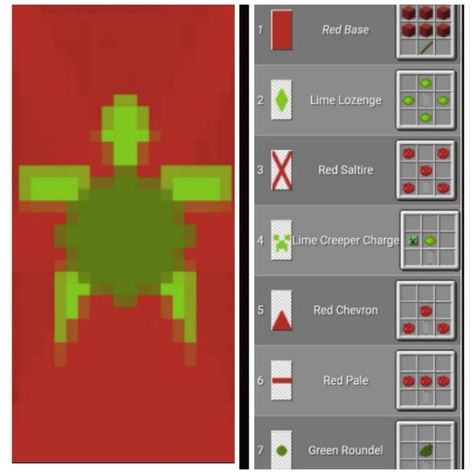 Cool Minecraft Banners Designs, Turtle Banner Minecraft, Minecraft Banner Designs Animals, Minecraft Banner Patterns Step By Step, Minecraft Banner Patterns Loom, Minecraft Banners Designs, Banner Minecraft Tutorials, Minecraft Banner Patterns, Crown Banner