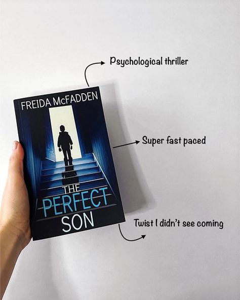 Sara - Mystery Book Club on Instagram: "🌟 Book Review 🌟 The Perfect Son by Freida McFadden Goodreads rating: 4.3 / 5 ⭐ My rating: 4.5 / 5 ⭐ I suggest reading this if you're into psychological thrillers, domestic suspense, crime fiction, “popcorn thrillers”. Quick Thoughts 💨 I read this book in a day - it was really fun and the perfect book to kill your reading slump. About the Book 📚 Erika Cass loves her family. She especially loves her son, Liam, despite her doubts about what he’s capab The Perfect Son Book, The Perfect Son Frieda Mcfadden, What I Love About You Book, How To Kill Your Family Book, Non Fiction Books Worth Reading, Mystery Books Worth Reading, Book Rating, The Housemaid, Freida Mcfadden