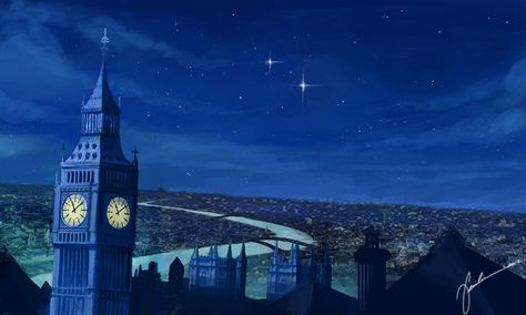 PP Jr. London backdrop Disney Desktop Wallpaper, Peter Pan Wallpaper, Old Disney Movies, Images Disney, Disney Background, New Retro Wave, Old Disney, Pinturas Disney, Disney Aesthetic