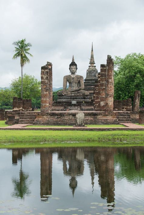 Sukhothai Historical Park, Unesco World Heritage. of Thailand . Stock Photo - Image of sukothai, asian: 126141824 Travel Tree, Buddha Image, City Buildings, Blog Photo, Unesco World Heritage, Beautiful Architecture, Tree Art, World Heritage, Free Images