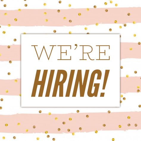 We’re Hiring Poster, Salon Hiring Post, We're Hiring Image, Now Hiring Image, Employee Recruitment, Hiring Poster, Social Studies Projects, Recruitment Ideas, Now Hiring