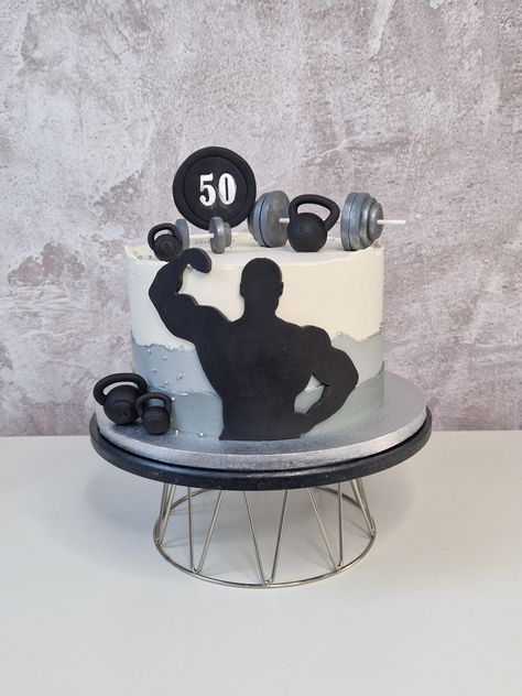 Body Builder Cake Ideas, Weights Cake For Men, Fitness Cake Design For Men, 19 Birthday Cake For Men, Sport Cakes For Men, Gym Cake For Men, Fitness Cake Design, Gym Theme Cake For Men, Gym Cake Ideas For Men