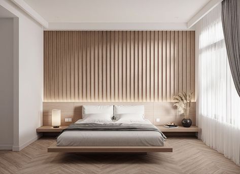 Japanese Bedroom, Feature Wall Bedroom, Japandi Home, Hotel Room Design, Bedroom Bed Design, Bed Furniture Design, Bedroom Headboard, Bedroom Furniture Design, Bedroom Hotel