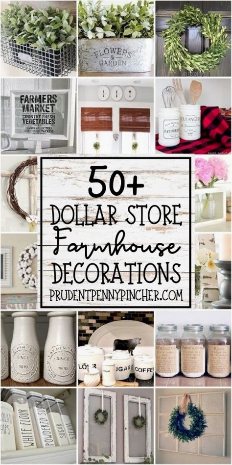 #farmhouse #farmhousedecor #rusticdecor Diy Dollar Tree Farmhouse Decor, Dollar Tree Farmhouse Decor, Dollar Store Farmhouse Decor, Dollar Tree Farmhouse, Diy Farmhouse Ideas, Diy Farmhouse Decoration, Farmhouse Decor Ideas, Casa Country, Dekor Diy