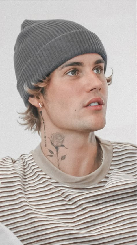 Neck Tattoos For Men, Justin Bieber Wallpaper, Neck Tattoos, Tattoo Trends, Tattoos For Men, Justin Bieber, Scream, For Men, Tattoos