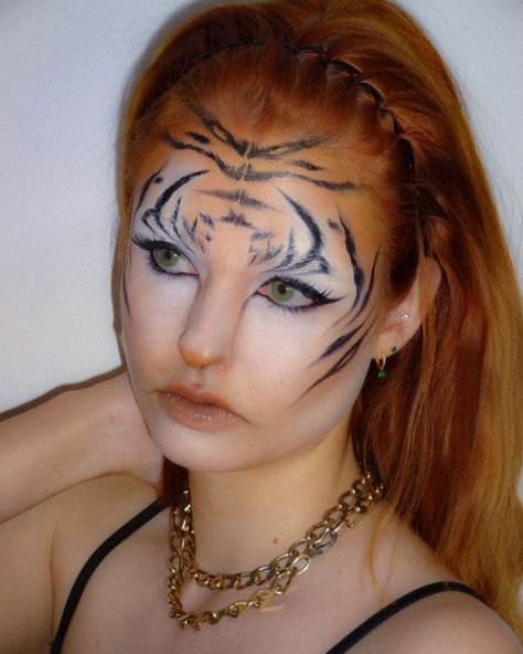 Rawr🐅 #tigermakeup #halloweeninspo #cheetahprint Tiger Makeup, Tiger Halloween, 21 Dinner, Tiger Balm, Clown Makeup, Halloween Inspo, Makeup Skin Care, Skin Makeup, Cheetah Print