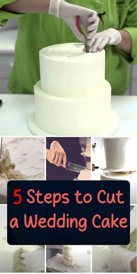 How To Cut Wedding Cake, How To Cut A Wedding Cake, Plain Wedding Cakes, Wedding Cake Sizes, Wedding Sheet Cakes, Cake Sizes And Servings, Wedding Cake Videos, Wedding Cake Tutorial, Smaller Wedding