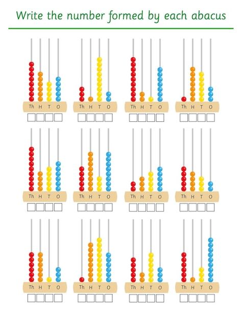 Abacus Worksheet For Kids, Neuron Model, Patterning Kindergarten, Spy Games For Kids, Kids Counting, Educational Games For Preschoolers, Abacus Math, Counting Practice, Learning Binder