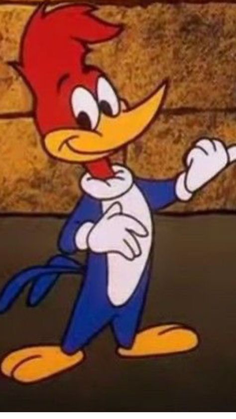 Woody Woodpecker Tattoo, Woody The Woodpecker, Old Cartoon Characters, Baby Looney Tunes, Woody Woodpecker, Classic Cartoon Characters, Animated Drawings, Flash Art, Old Cartoons