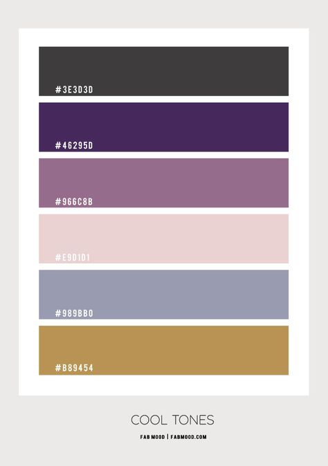 grey and purple color combination, grey purple and dusty blue color combo, cool tones color combos, dusty blue and grey color combo, dusty blue and purple color combo Purple And Grey Palette, Dusty Purple Color Palette, Color Palette Purple Colour Combinations, Colour Scheme For Bedroom, Blue Color Hex, Canva Colors, Purple Color Combinations, Bedroom Colours, Fall Purple