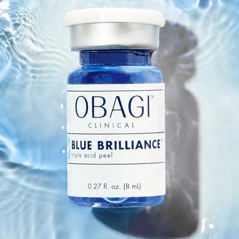 Obagi Clinical Blue Brilliance Triple Acid Peel Acid Peel, Face Peel, Physical Sunscreen, Facial Peel, Licorice Root Extract, Skin Imperfection, Peeling Skin, Oily Skin Care, Chemical Peel