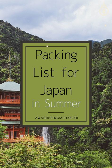 Check out our packing list for summer in Japan to make sure you have everything for your summer vacation. Packing List For Japan, Tokyo Packing List, Japan In Summer, Japan Packing List, Japan Honeymoon, Summer Japan, Summer Packing Lists, Summer In Japan, Japanese Summer