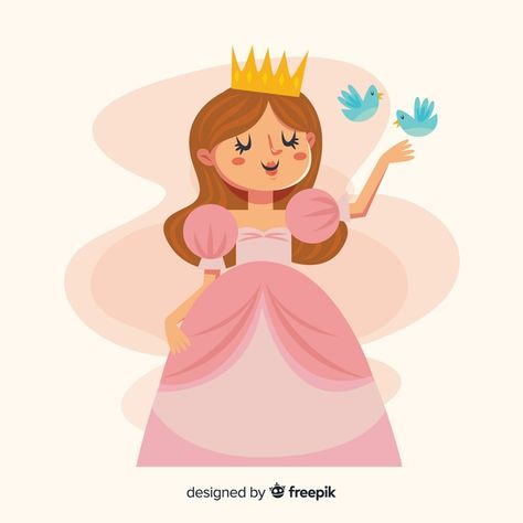 Hand drawn princess background Free Vect... | Free Vector #Freepik #freevector #freebackground #freehand #freewoman #freecrown Drawings Of Eyes, Fairytale Cake, Princess Background, Adobe Illustrator Ideas, Sadie Jean, Funny Princess, Holly And Ivy, Princess Ballerina, Princess Illustration