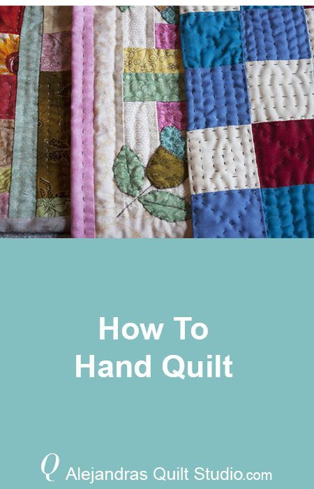 Hand Quilt Stitches, Hand Quilting Projects For Beginners, Hand Finishing Quilt, Hand Stiching Quilts, Hand Quilt As You Go, How To Quilt By Hand, Quilt As You Go By Hand, How To Hand Stitch A Quilt, Hand Sewing Quilt Blocks