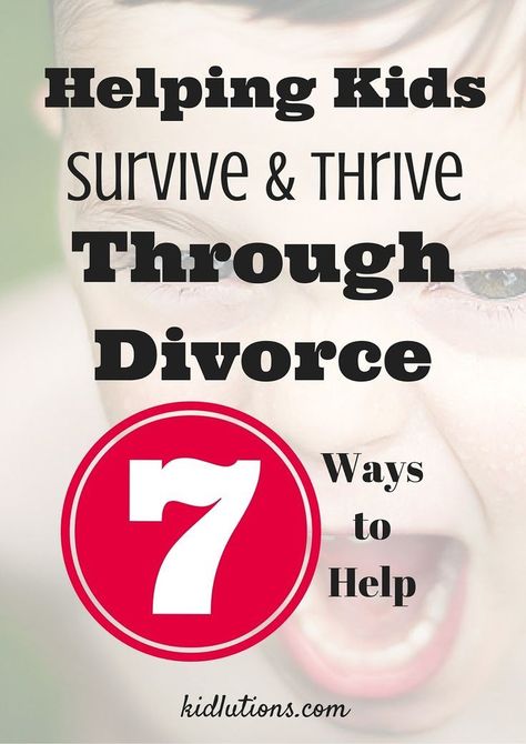 Here are 7 ways to help your children survive during your divorce and thrive after it. Saved by: www.survivedivorce.com Helping Kids Through Divorce, Coping With Divorce, Dealing With Divorce, Parallel Parenting, Divorce Support, Kids Feelings, Divorce Help, Divorce With Kids, Divorce Advice